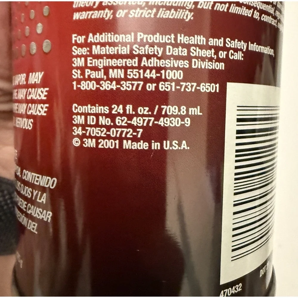 3M Super 77 Multipurpose Spray Adhesive, 16.75 oz (24‎ fl. oz.)